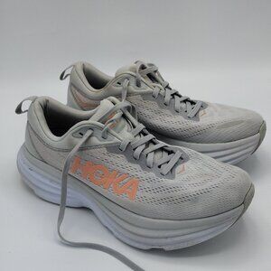 Hoka Bondi 8 Shoes Womens Size US 9.5B  Running Sneaker Trainer Ladies Work